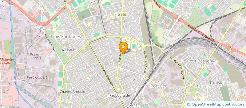 localisation de l'entreprise MADAME SYLVIE PEZARD  REIMS