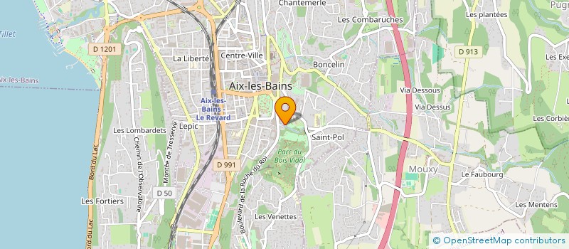 localisation de l'entreprise MADAME SYLVIE PHILIPPE à AIX-LES-BAINS