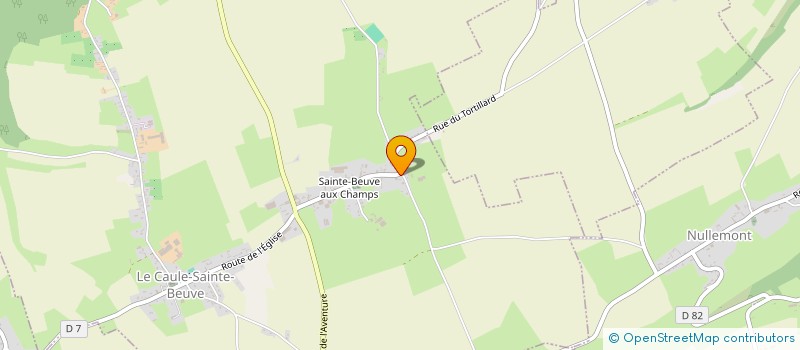 localisation de l'entreprise MADAME SYLVIE PHILIPPE  LE CAULE-SAINTE-BEUVE