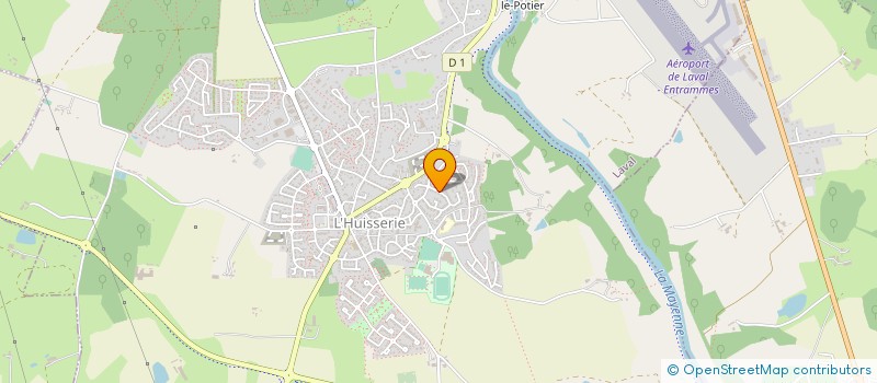 localisation de l'entreprise MADAME SYLVIE PIAU  L'HUISSERIE