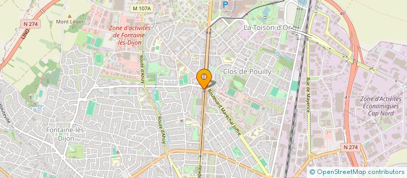 localisation de l'entreprise MADAME SYLVIE PICARD à DIJON