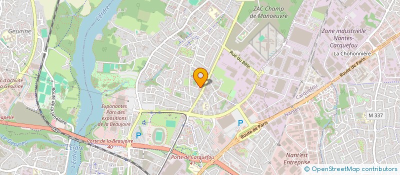 localisation de l'entreprise MADAME SYLVIE PICARD à NANTES