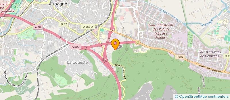 localisation de l'entreprise MADAME SYLVIE PICONE  AUBAGNE