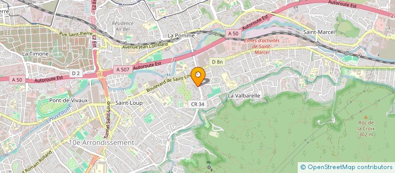 localisation de l'entreprise MADAME SYLVIE PIERRARD à MARSEILLE
