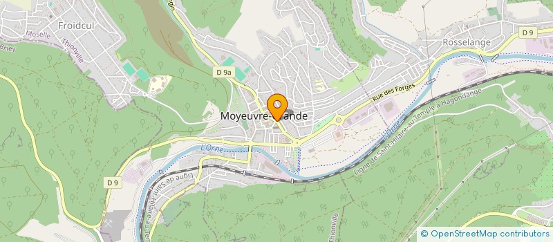 localisation de l'entreprise MADAME SYLVIE PIGEOT  MOYEUVRE-GRANDE