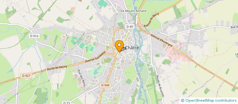 localisation de l'entreprise MADAME SYLVIE PIGOIS à LA CHATRE