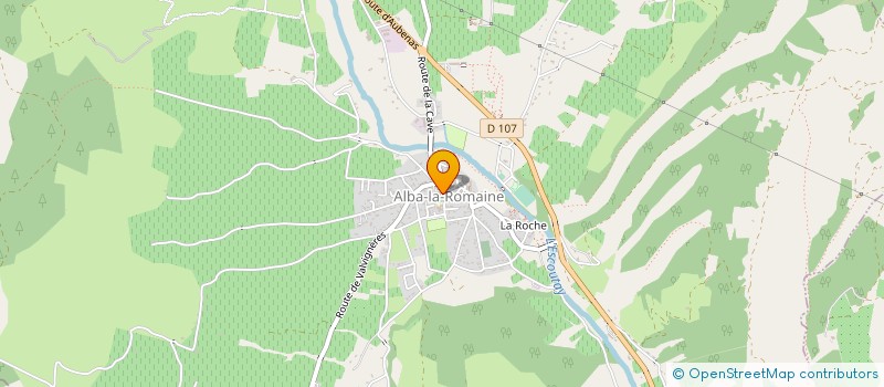 localisation de l'entreprise MADAME SYLVIE PINATEL à ALBA-LA-ROMAINE
