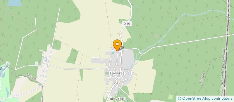 localisation de l'entreprise MADAME SYLVIE PINGITORE  FAVIERES
