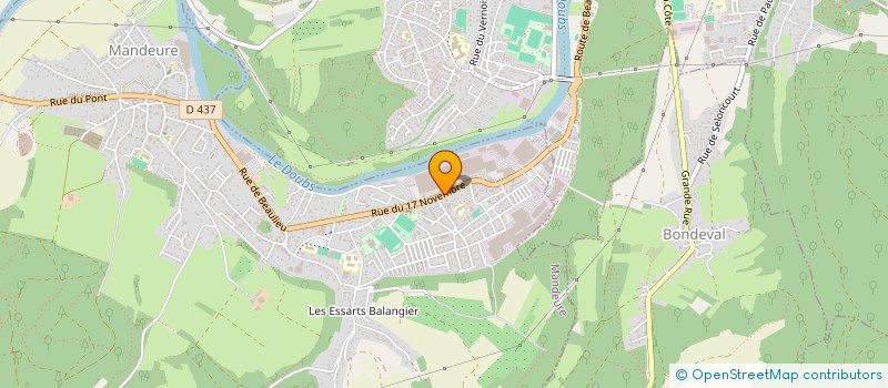 localisation de l'entreprise MADAME SYLVIE PIQUEREZ  MANDEURE