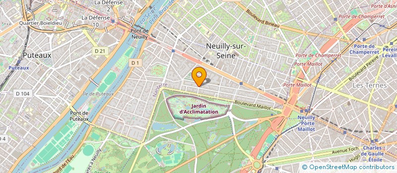 localisation de l'entreprise MADAME SYLVIE PIRONNEAU à NEUILLY-SUR-SEINE