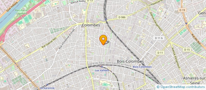 localisation de l'entreprise MADAME SYLVIE PITON à COLOMBES