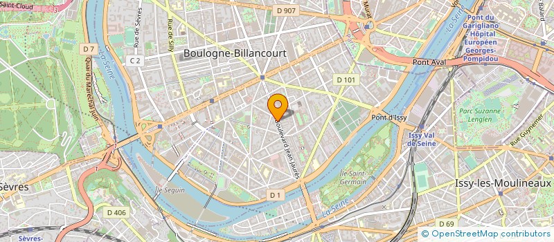 localisation de l'entreprise MADAME SYLVIE PIWOLSKY à BOULOGNE-BILLANCOURT
