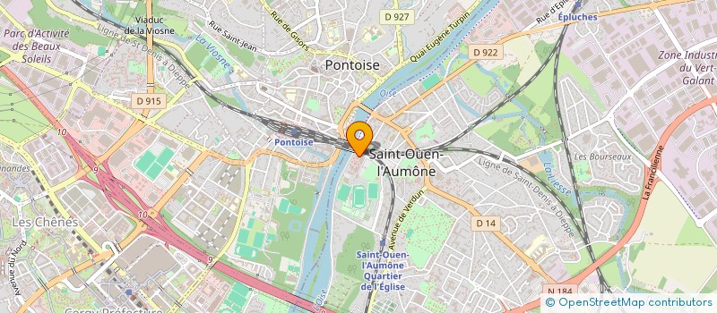 localisation de l'entreprise MADAME SYLVIE PIZOT à SAINT-OUEN-L'AUMONE