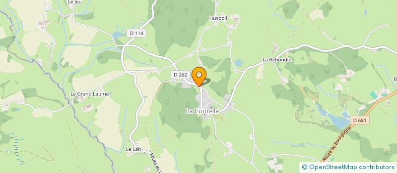 localisation de l'entreprise MADAME SYLVIE PLISZCZAK  LA COMELLE