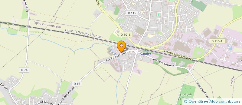 localisation de l'entreprise MADAME SYLVIE PLOUCHART  CAUDRY