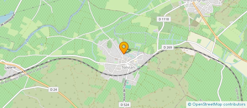 localisation de l'entreprise MADAME SYLVIE POCOVI  NEVIAN