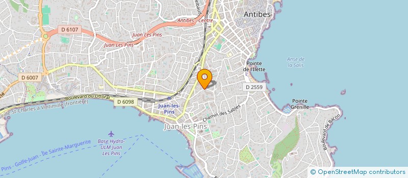 localisation de l'entreprise MADAME SYLVIE POIRIER à ANTIBES