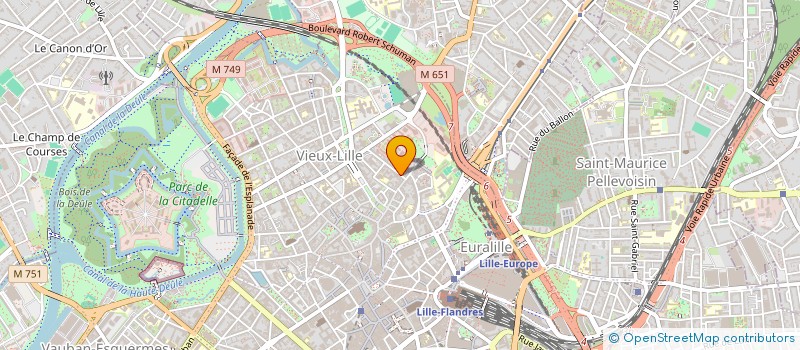 localisation de l'entreprise MADAME SYLVIE POIRIER à LILLE
