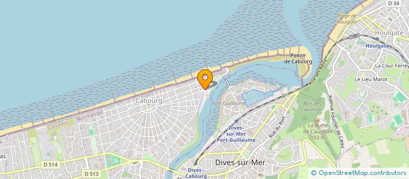 localisation de l'entreprise MADAME SYLVIE POMMIER à CABOURG