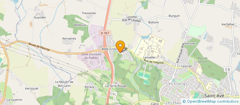 localisation de l'entreprise MADAME SYLVIE PONCELET  SAINT-AVE