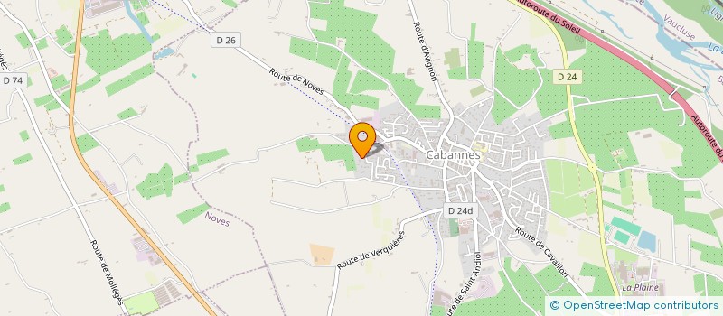 localisation de l'entreprise MADAME SYLVIE PONS à CABANNES