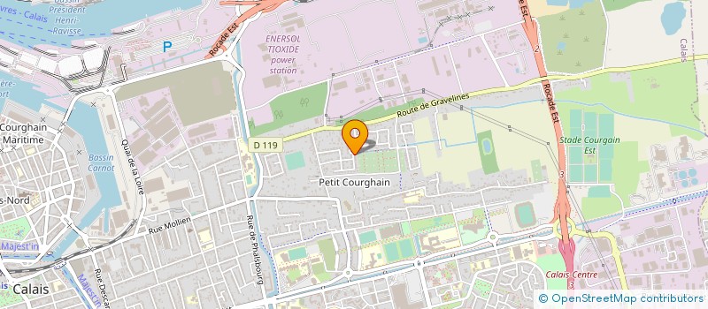 localisation de l'entreprise MADAME SYLVIE PONTHIEU  CALAIS