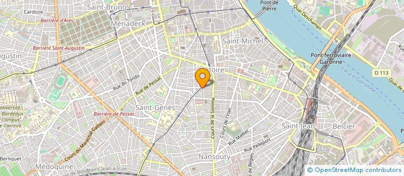 localisation de l'entreprise MADAME SYLVIE PORTET à BORDEAUX