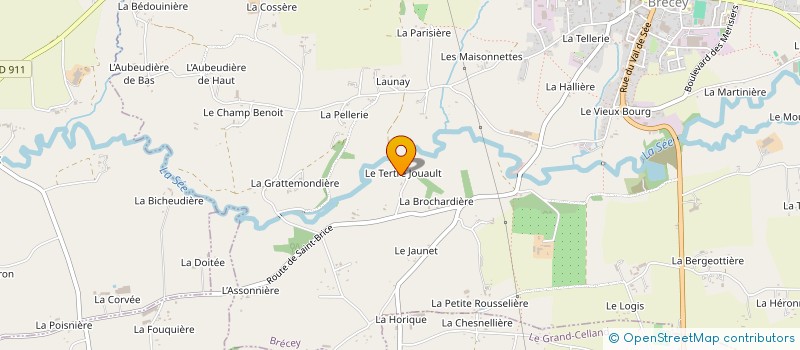 localisation de l'entreprise MADAME SYLVIE PORTIER  BRECEY