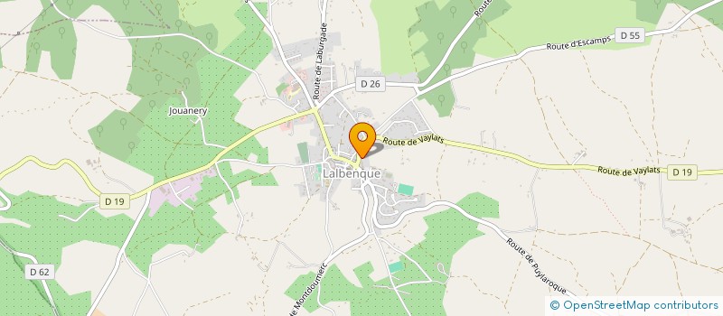 localisation de l'entreprise MADAME SYLVIE POUGET  LALBENQUE