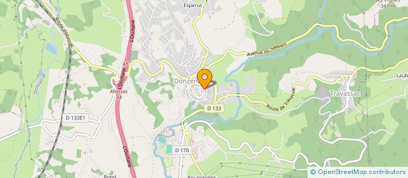 localisation de l'entreprise MADAME SYLVIE POUJADE à DONZENAC