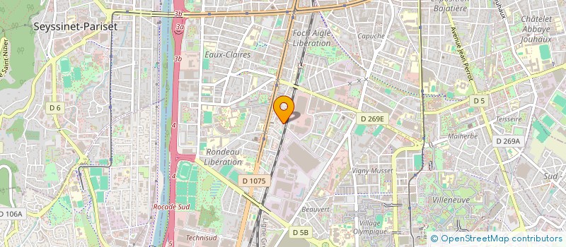 localisation de l'entreprise MADAME SYLVIE PRADINES  GRENOBLE