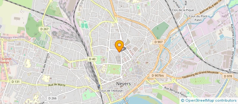 localisation de l'entreprise MADAME SYLVIE PREUD'HOMME à NEVERS