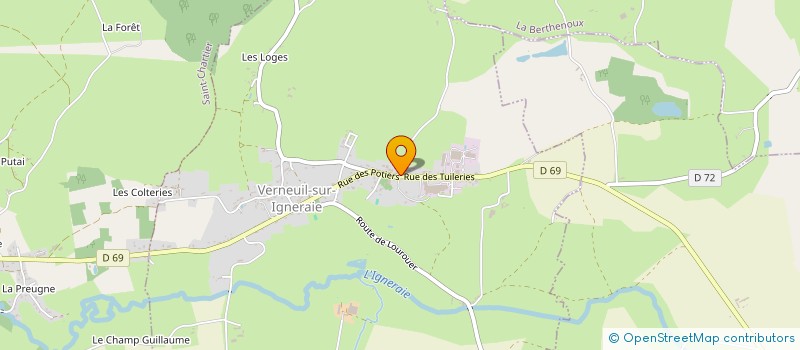 localisation de l'entreprise MADAME SYLVIE PREVAUTEL à VERNEUIL-SUR-IGNERAIE