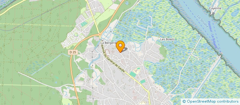 localisation de l'entreprise MADAME SYLVIE PREVOT  LA TREMBLADE