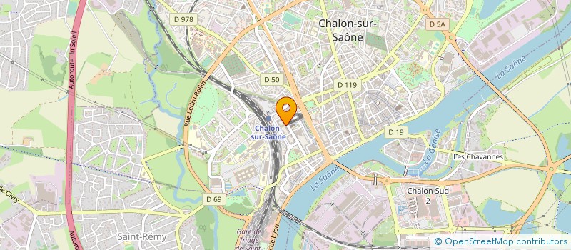 localisation de l'entreprise MADAME SYLVIE PROST à CHALON-SUR-SAONE