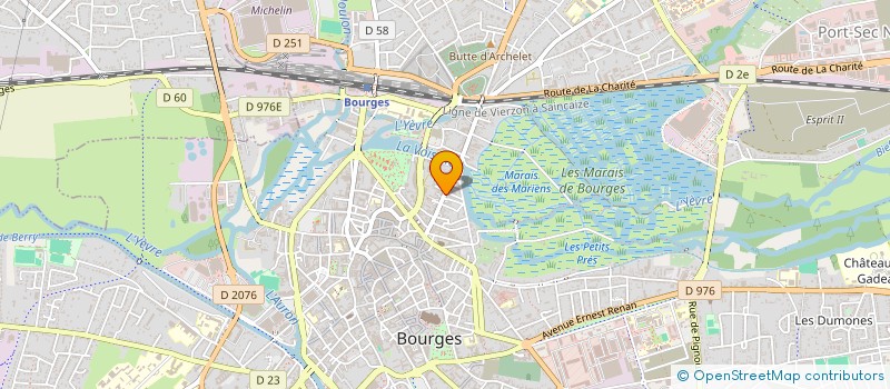 localisation de l'entreprise MADAME SYLVIE PROUX à BOURGES