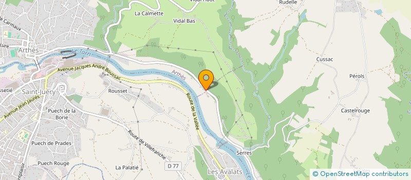 localisation de l'entreprise MADAME SYLVIE PUEL  ANDOUQUE