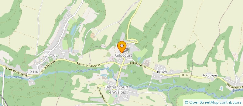 localisation de l'entreprise MADAME SYLVIE PUISSANT  GILOCOURT