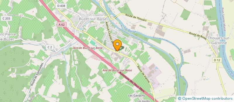 localisation de l'entreprise MADAME SYLVIE QUEGUINER  BUZET-SUR-BAISE