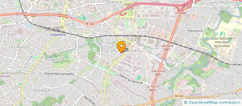 localisation de l'entreprise MADAME SYLVIE QUEMARD à COLOMIERS