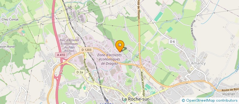 localisation de l'entreprise MADAME SYLVIE QUENEHEN  LA ROCHE-SUR-FORON