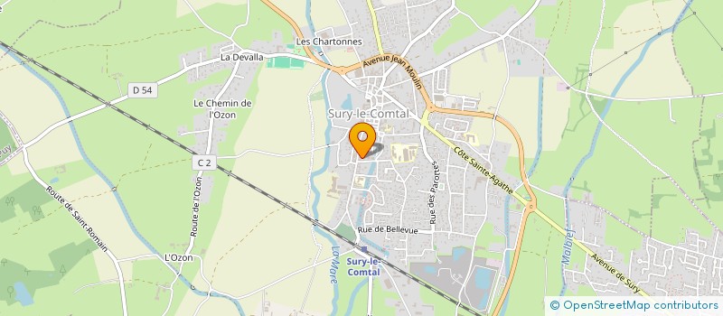 localisation de l'entreprise MADAME SYLVIE QUINCEY  SURY-LE-COMTAL