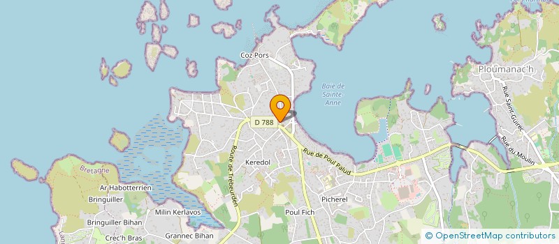 localisation de l'entreprise MADAME SYLVIE RABE  TREGASTEL