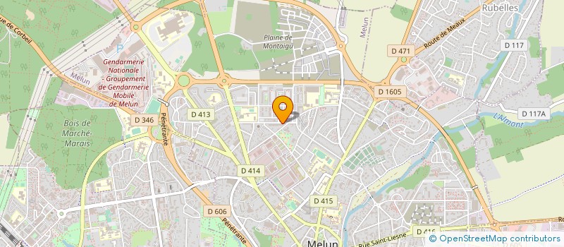 localisation de l'entreprise MADAME SYLVIE RACLIN à MELUN