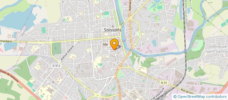 localisation de l'entreprise MADAME SYLVIE RADELET à SOISSONS