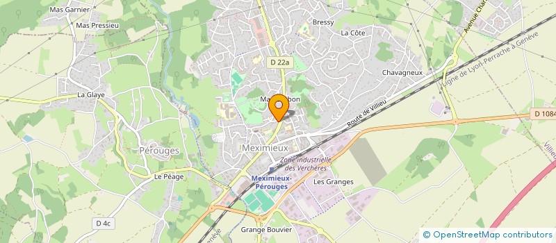 localisation de l'entreprise MADAME SYLVIE RAFFIER  MEXIMIEUX