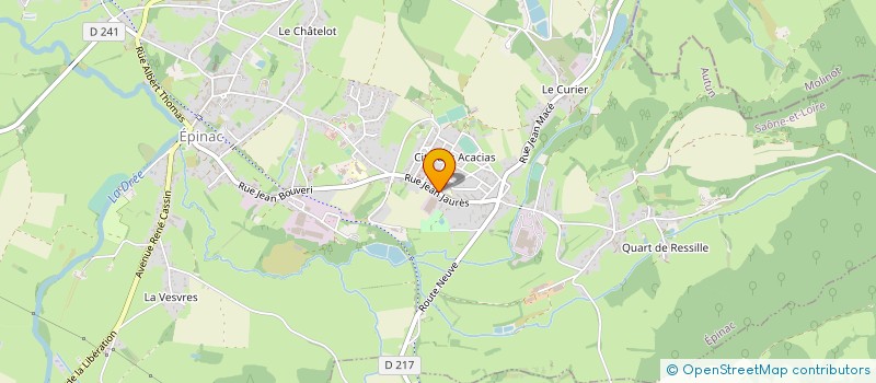 localisation de l'entreprise MADAME SYLVIE RAGOT  EPINAC