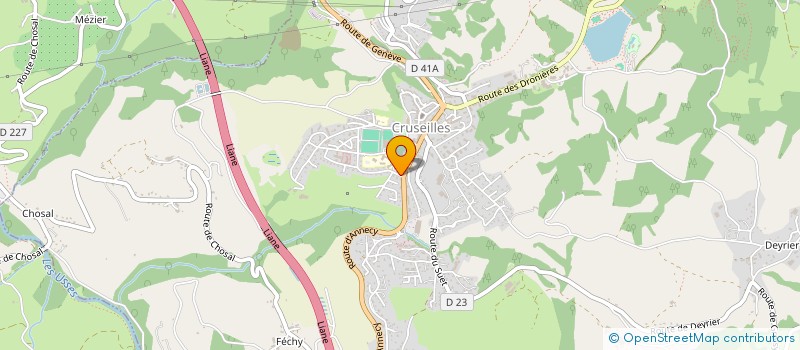 localisation de l'entreprise MADAME SYLVIE RAHON  CRUSEILLES