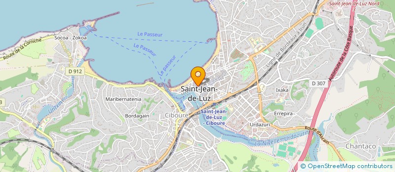 localisation de l'entreprise MADAME SYLVIE RAMOS  SAINT-JEAN-DE-LUZ