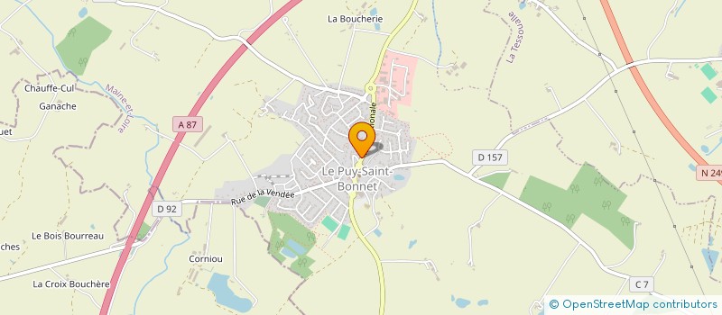 localisation de l'entreprise MADAME SYLVIE RAOUX à CHOLET